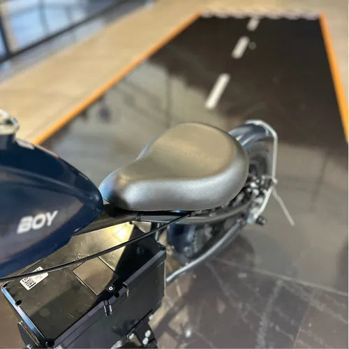 Moto Elétrica Infantil Harley 24v Com Pneu De Borracha - Led Azul-marinho - Imagem 5