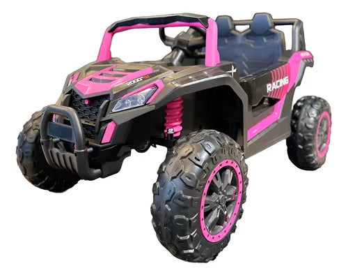 Carrinho Elétrico Infantil Racing 12v - Pneu De Borracha Vermelho