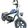 Moto Elétrica Infantil Harley 24v Com Pneu De Borracha - Led Azul-marinho
