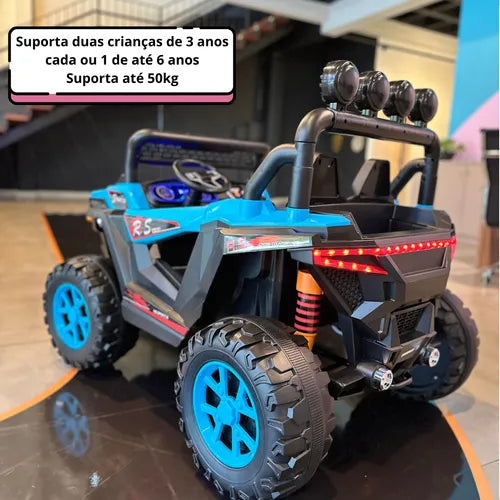 Jeep Utv Elétrico Infantil 12v Controle Remoto Som Músicas - Imagem 5