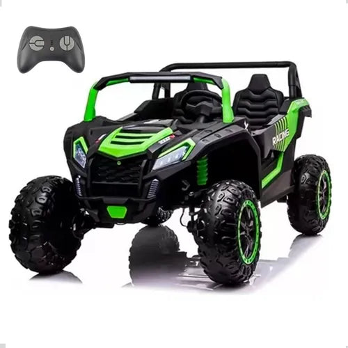 Carrinho Elétrico Infantil Racing 12v - Pneu De Borracha Vermelho - Imagem 9