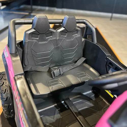 Carrinho Elétrico Infantil Racing 12v - Pneu De Borracha Vermelho - Imagem 7