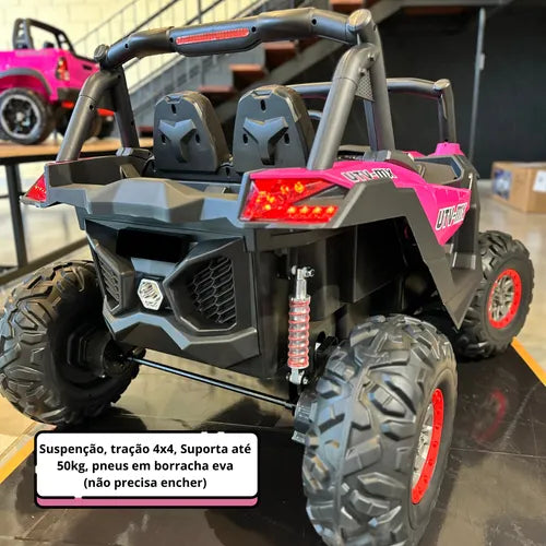 Jeep Életrico UTV-MX Infantil Controle Remoto Pneu Borracha - Imagem 5