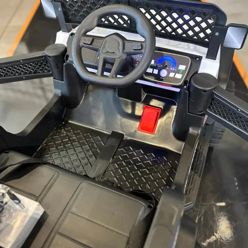 Jeep Elétrico Infantil Utv - Com Controle Remoto - Branco - Imagem 3
