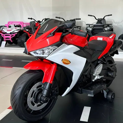 Moto Elétrica Infantil - Pneu De Borracha - Luz De Led Mp3 - Imagem 6